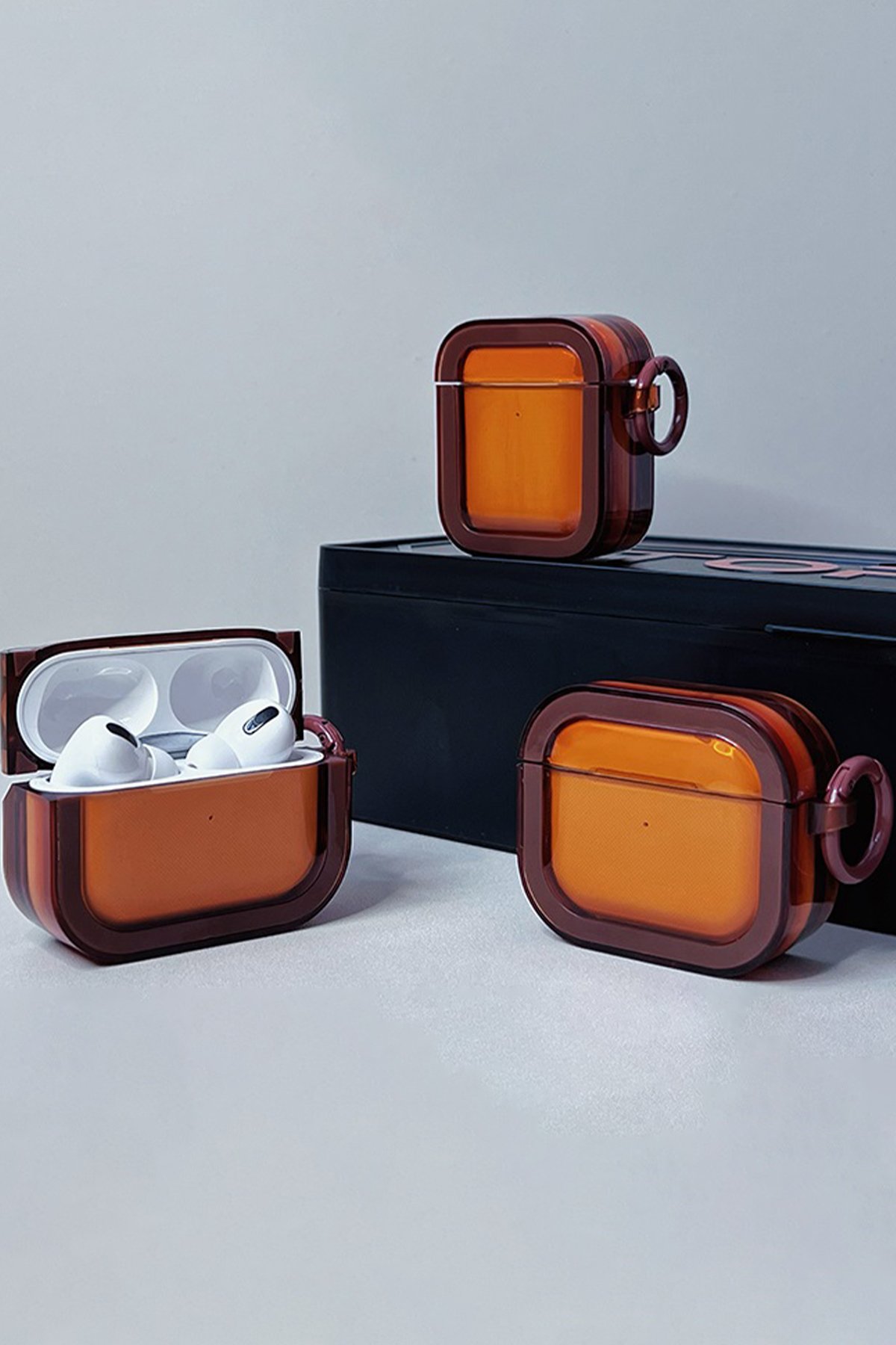 Movenchy Airpods Pro 2 (2.nesil) Shiny Şeffaf Kılıf - Mor