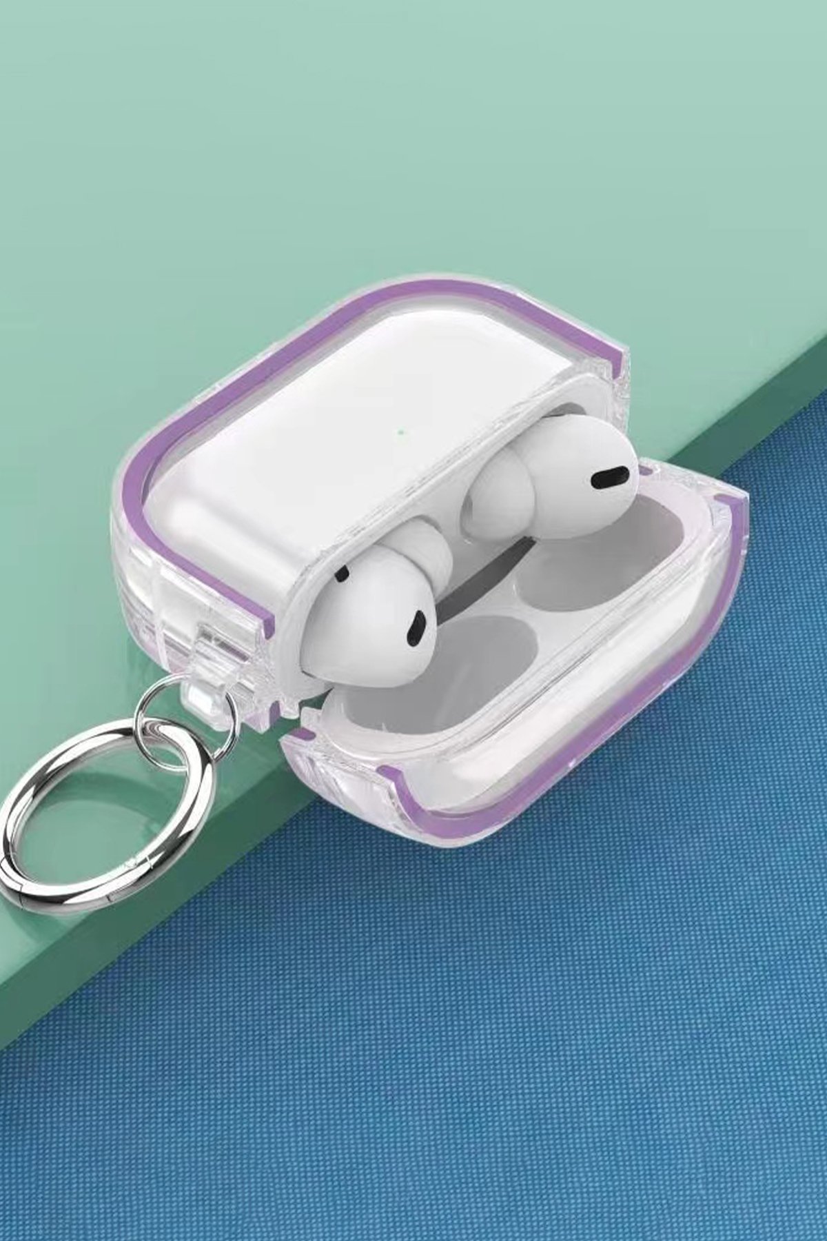 Movenchy Airpods Pro 2 (2.nesil) MO-A8 Armor Kılıf - Rainbow