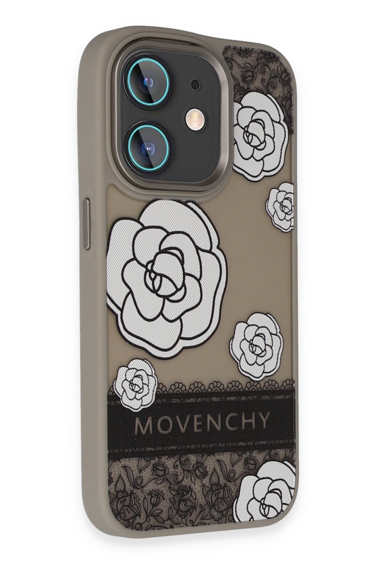 Movenchy iPhone 11 Terra Desenli Kapak - Siyah - 1