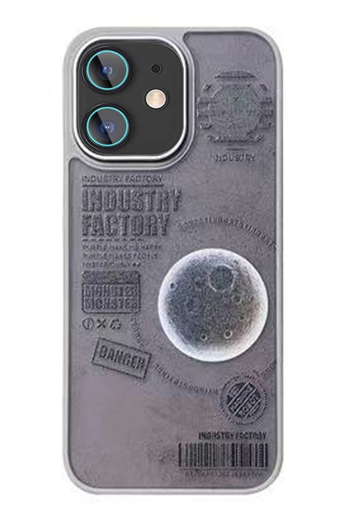 Movenchy iPhone 11 Terra Desenli Kapak - Siyah - 1