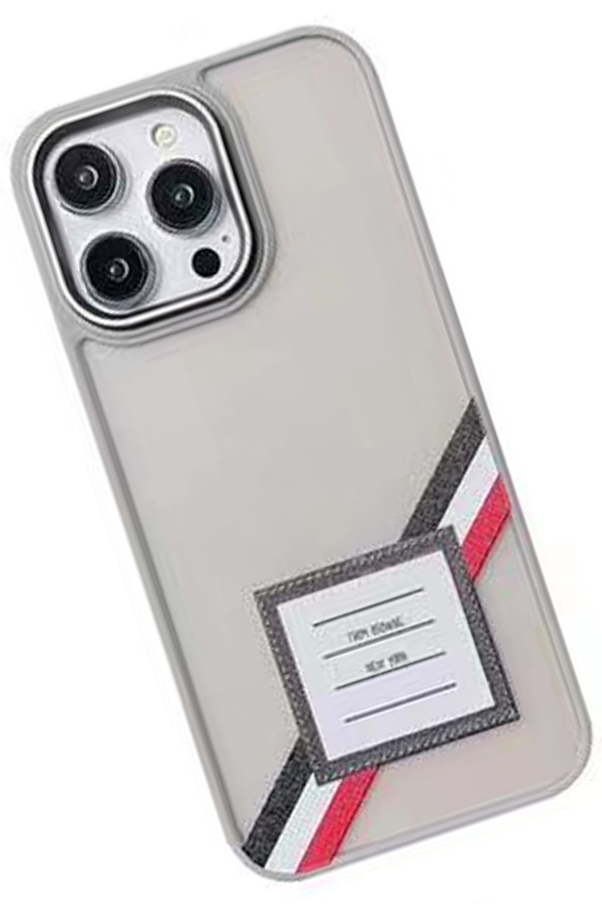 Movenchy iPhone 14 Pro Terra Desenli Kapak - Siyah - 3