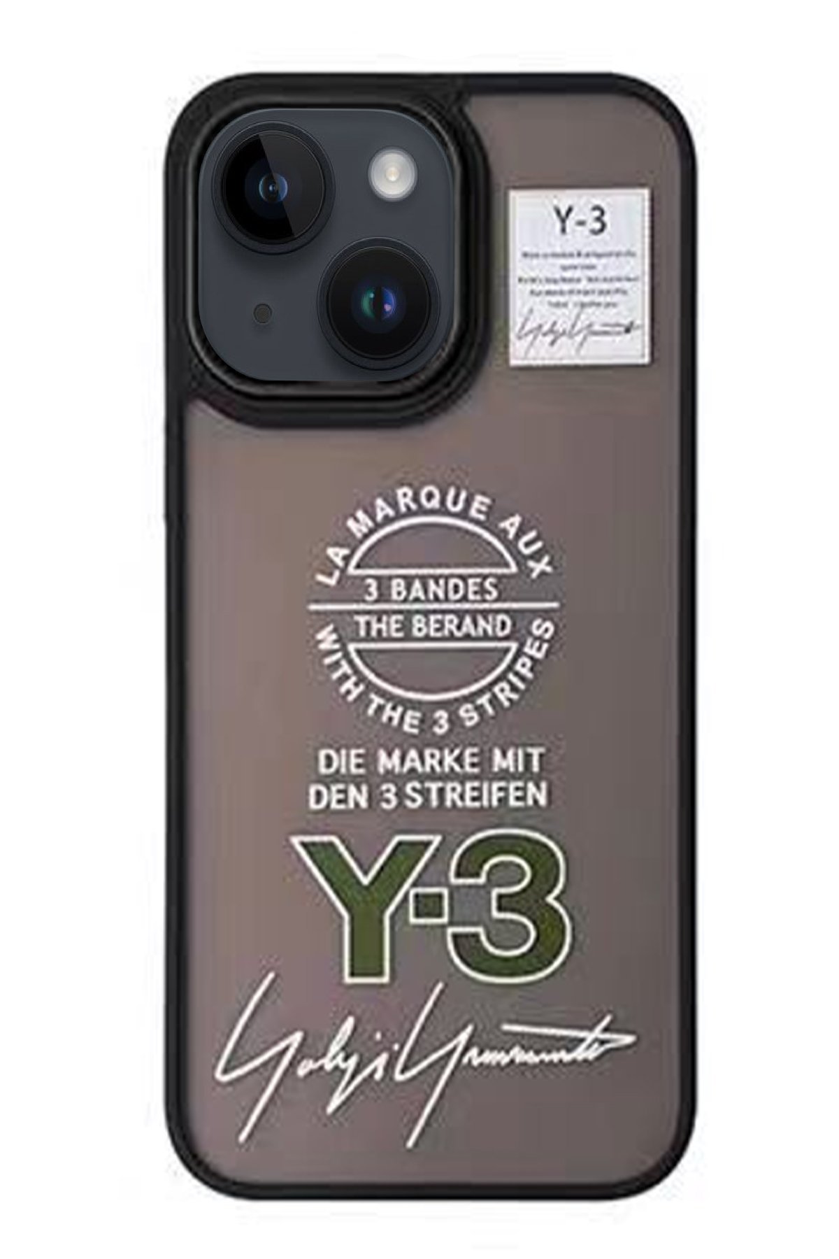 Movenchy iPhone 14 Terra Desenli Kapak - Siyah - 1