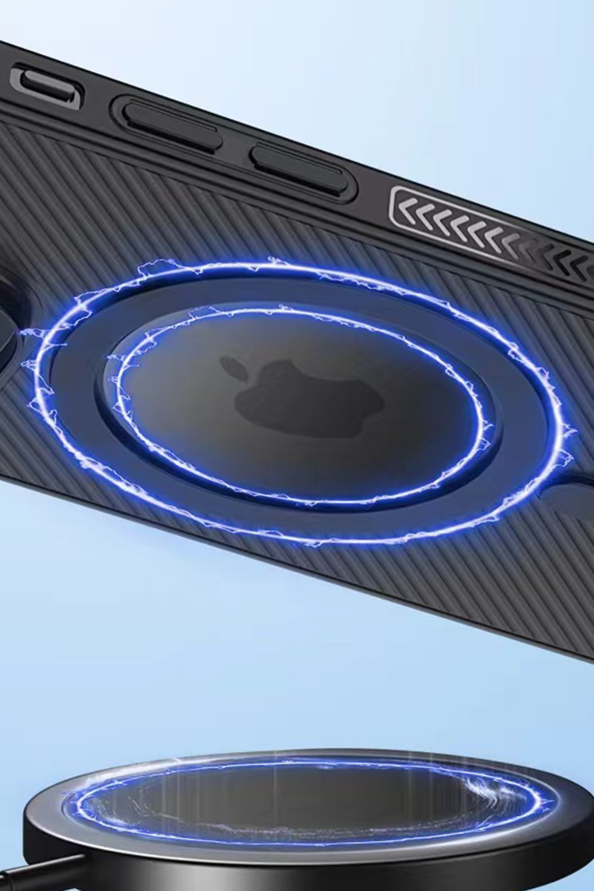 Movenchy iPhone 15 Terra Desenli Kapak - Gri - 2