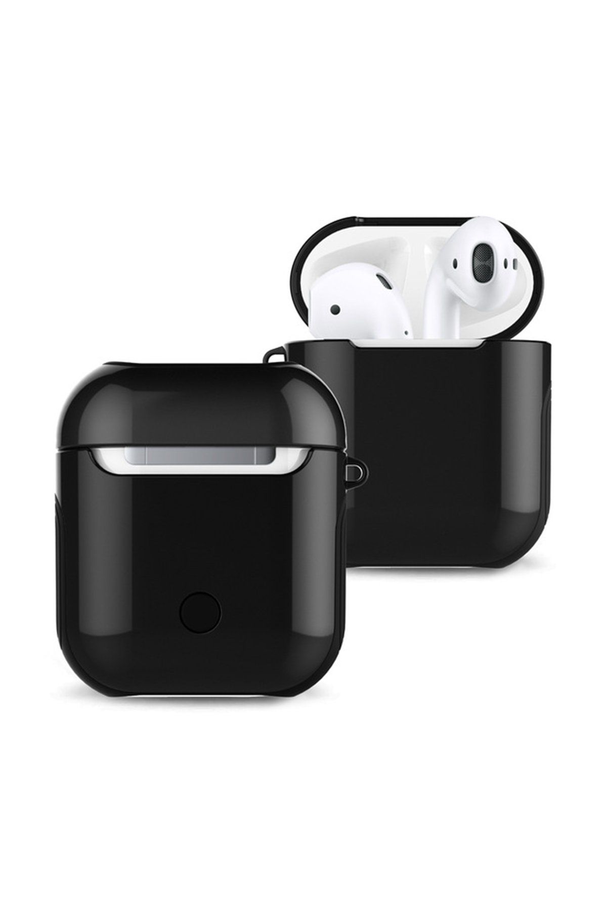 Newface Airpods (1.nesil) Hang Kılıf - Pudra
