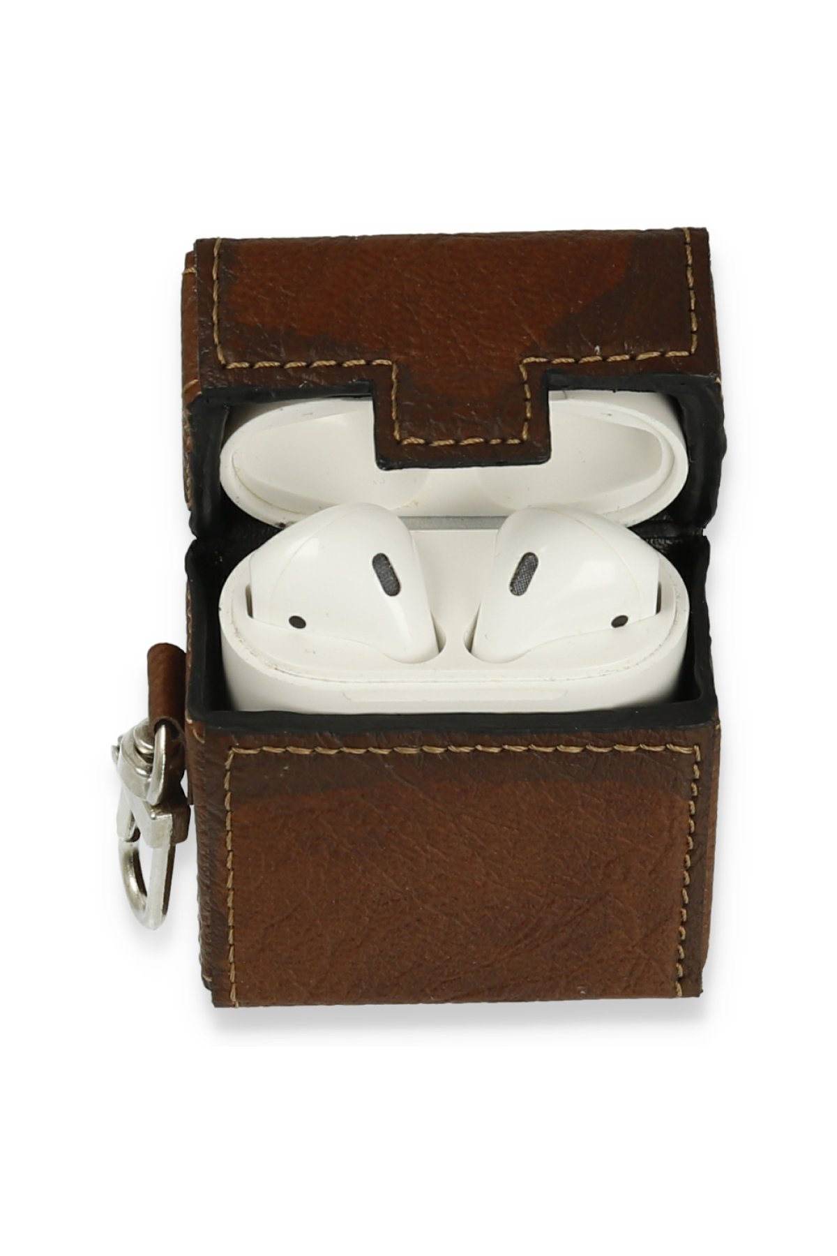 Newface Airpods (1.nesil) Spor Delikli Kılıf - Siyah-Siyah