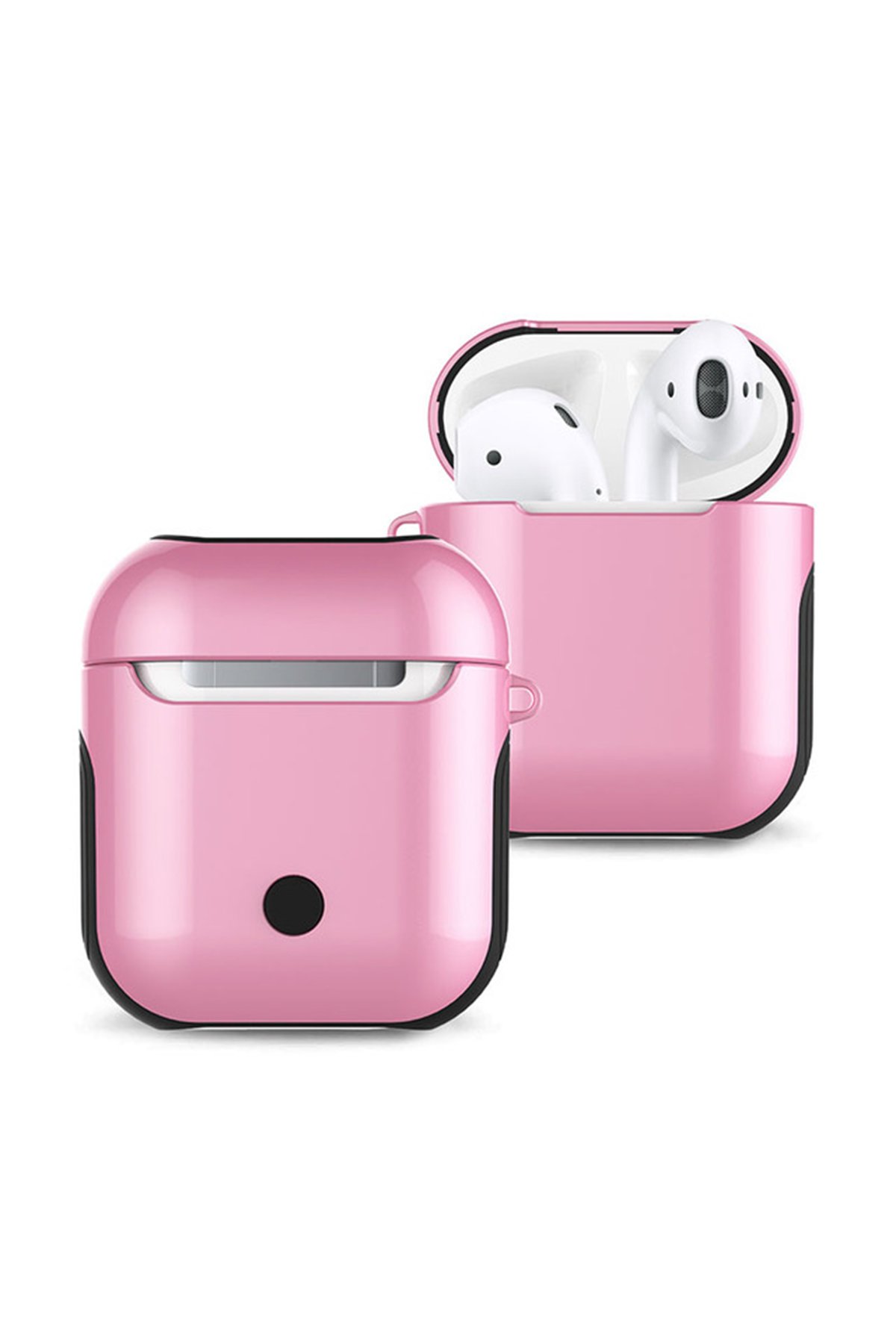 Newface Airpods 2 (2.nesil) Spor Delikli Kılıf - Lacivert-Siyah