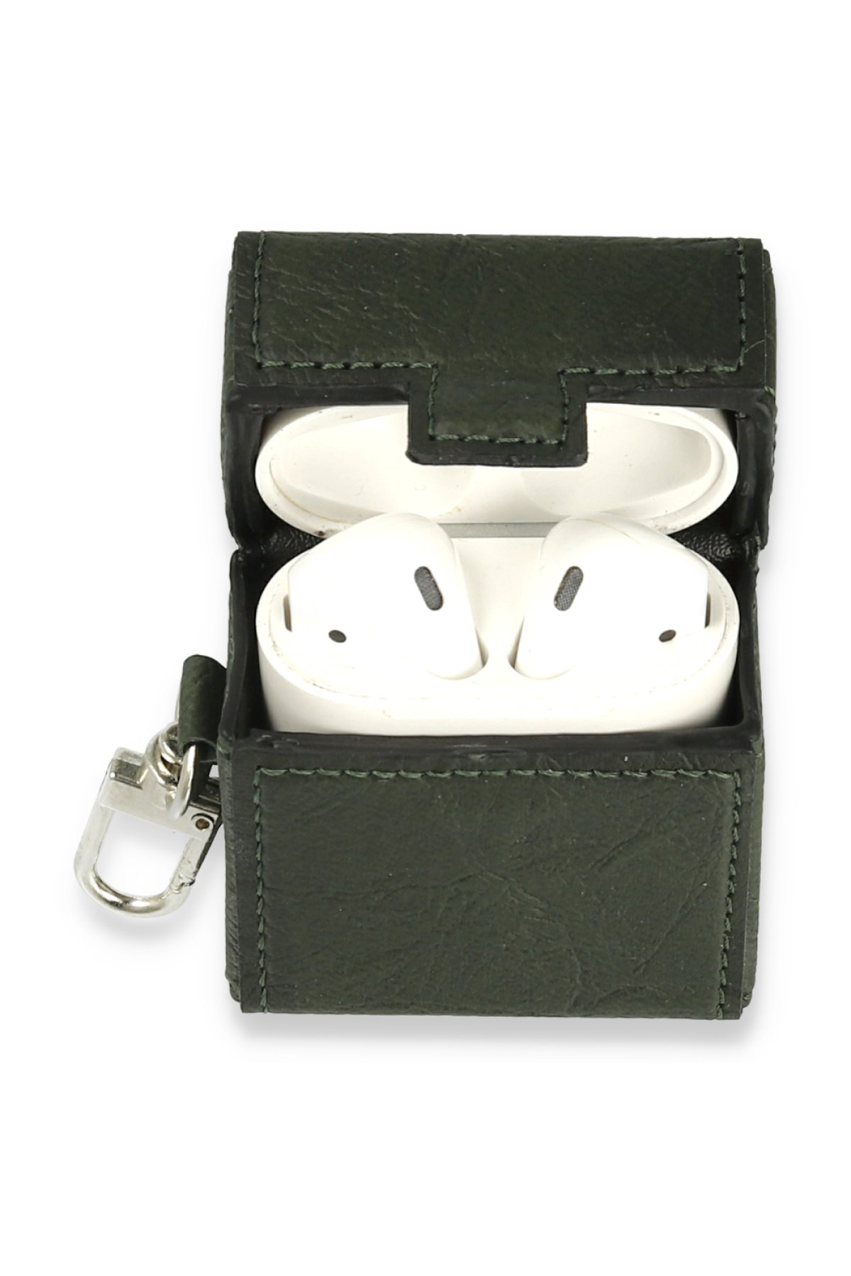 Newface Airpods 2 (2.nesil) Spor Delikli Kılıf - Siyah-Mavi