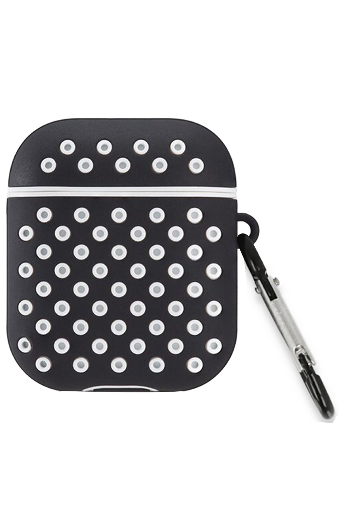 Newface Airpods (1.nesil) Sert Silikon Kılıf - Siyah