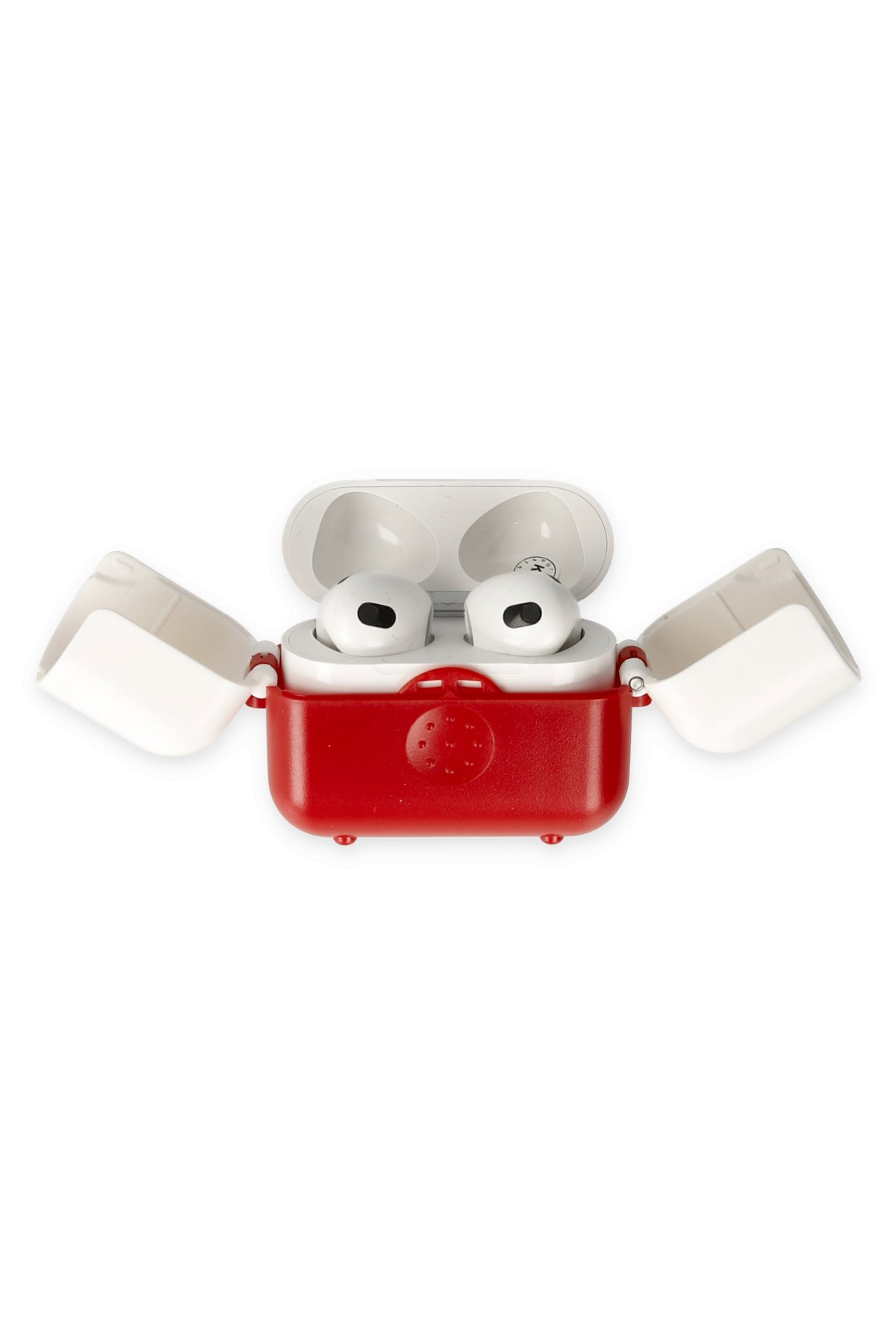 Newface Airpods 3 (3.nesil) Cool Kılıf - Siyah-Kırmızı