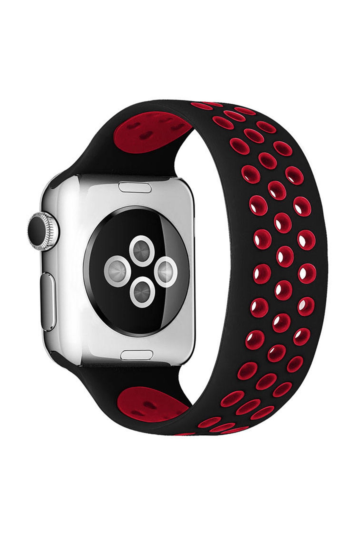 Newface Apple Watch 38mm Silikon Alt Kasa - Siyah