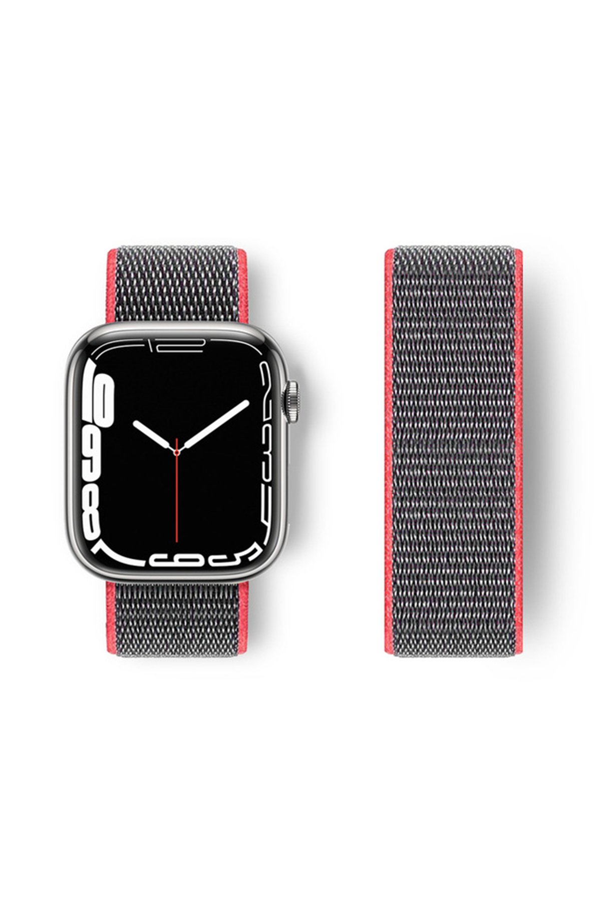 Newface Apple Watch 38mm Silikon Alt Kasa - Siyah