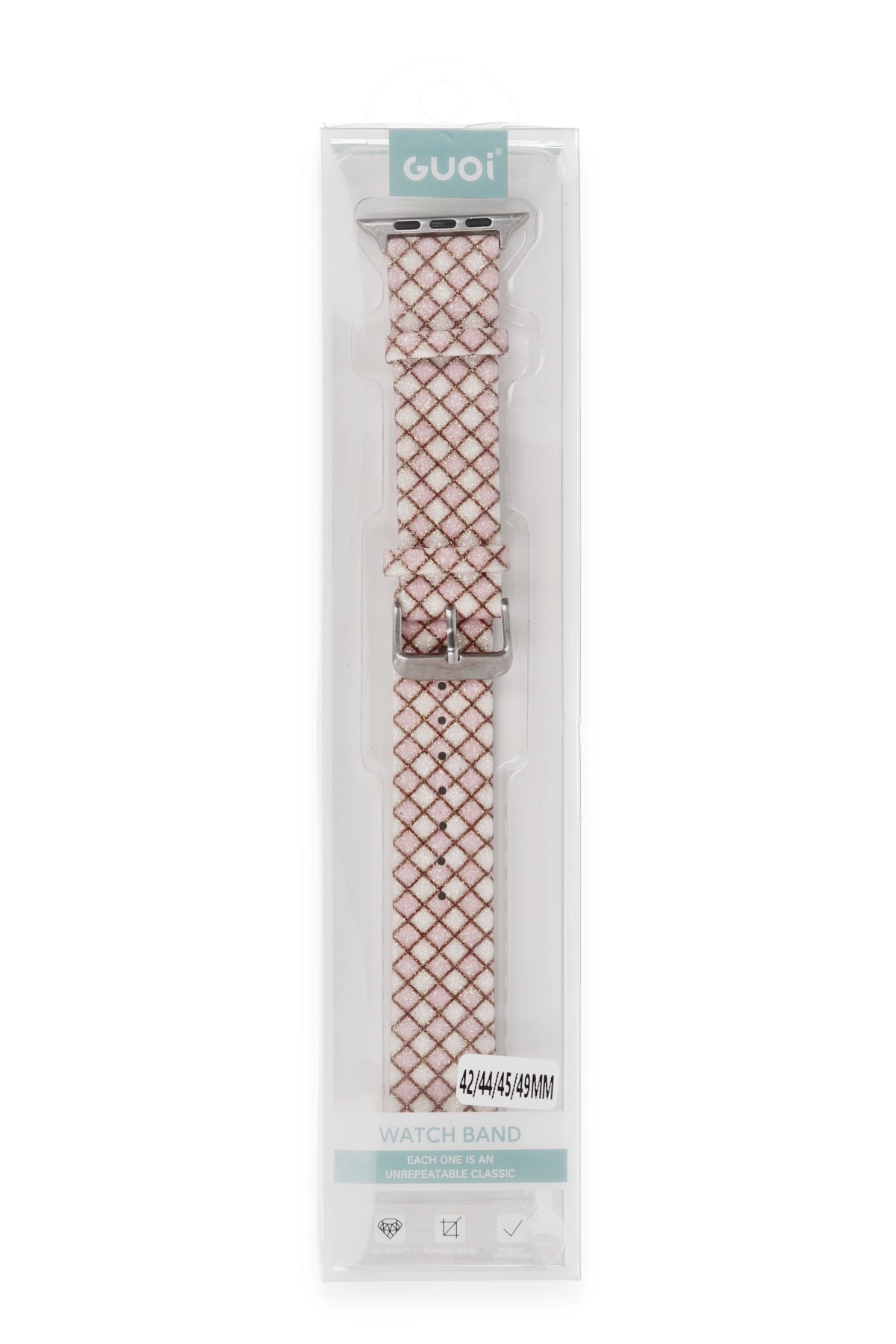 Newface Apple Watch 38mm Starry Taşlı Kordon - Gold