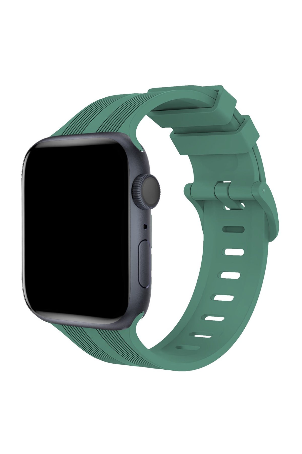 Newface Apple Watch 38mm Star Kordon - Zigzag Siyah-Beyaz