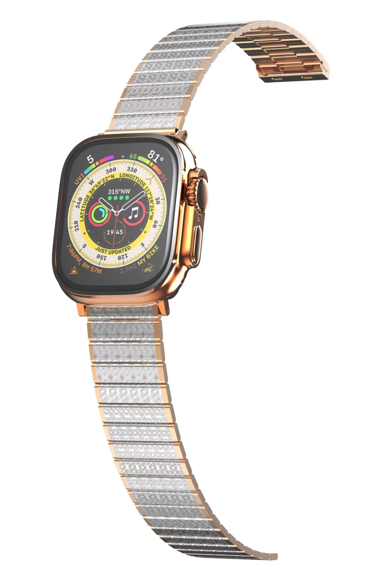 Newface Apple Watch 38mm Star Kordon - Turuncu