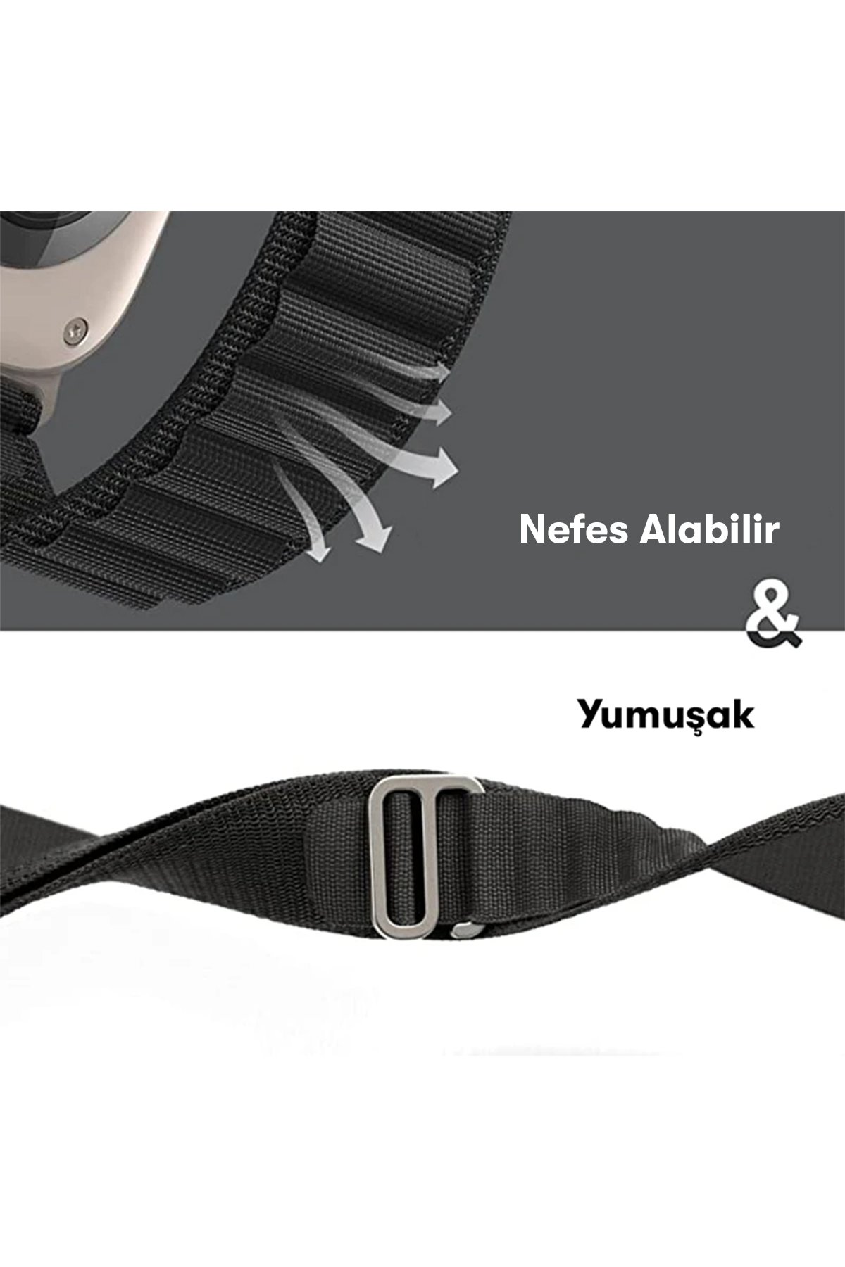 Newface Apple Watch 38mm Loop Kordon - Kahverengi