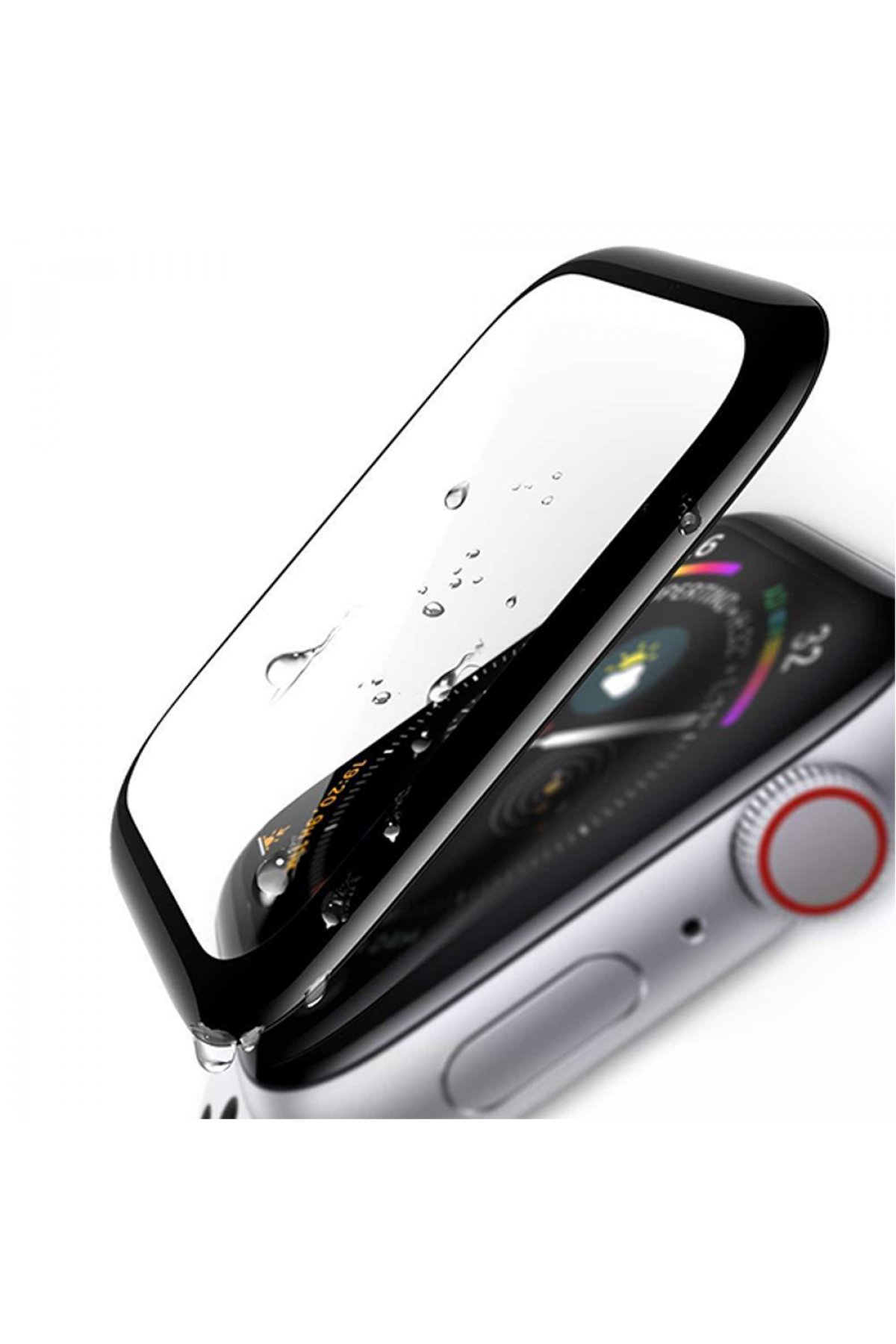 Newface Huawei Watch GT2 46mm Dota Camlı Kasa Ekran Koruyucu - Siyah