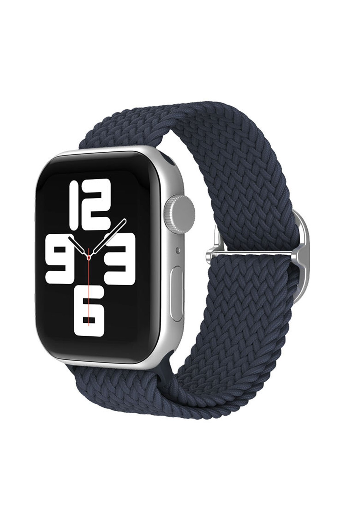 Newface Apple Watch 38mm Ayarlı Solo Silikon Kordon - Füme
