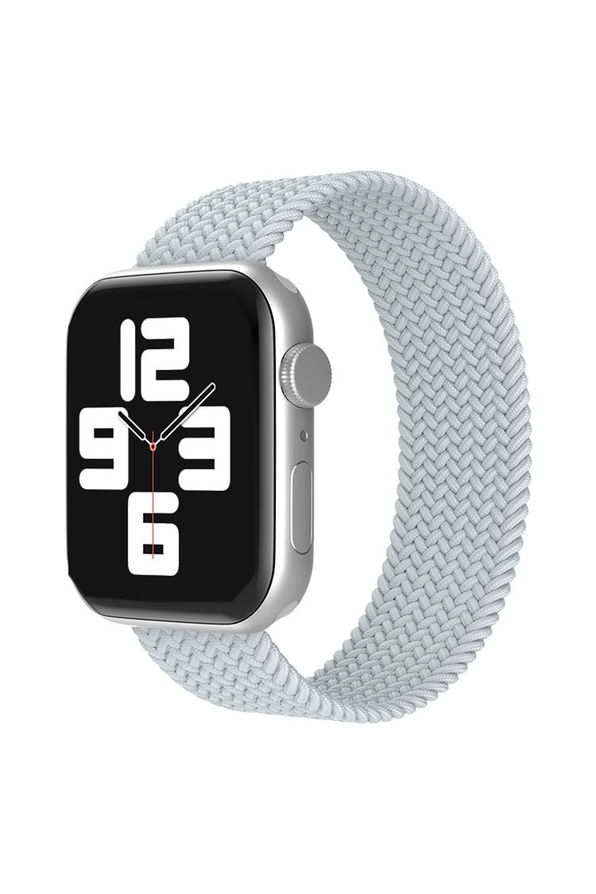 Newface Apple Watch 38mm Ayarlı Delikli Silikon Kordon - Lacivert-Beyaz