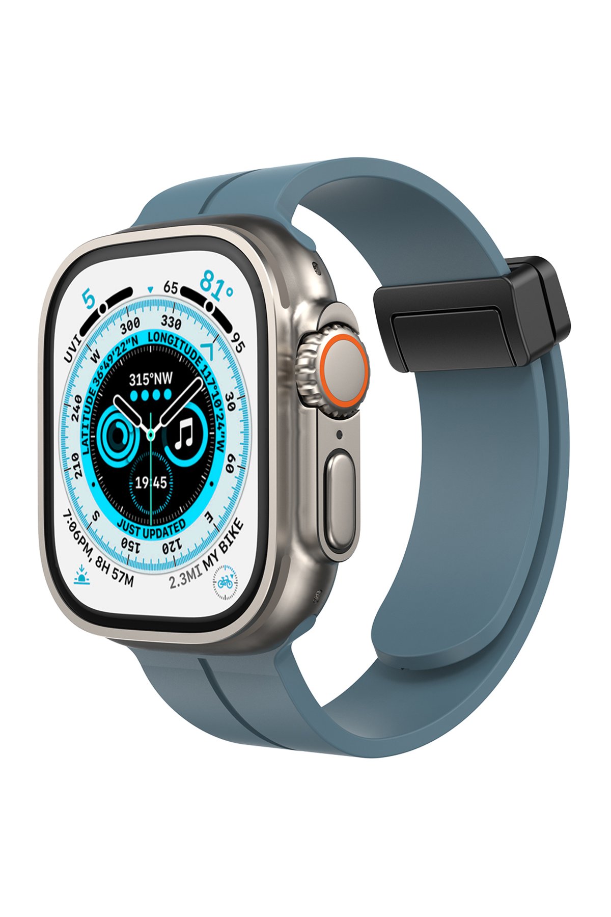 Newface Apple Watch 40mm Star Kordon - Siyah-Kırmızı-Sarı