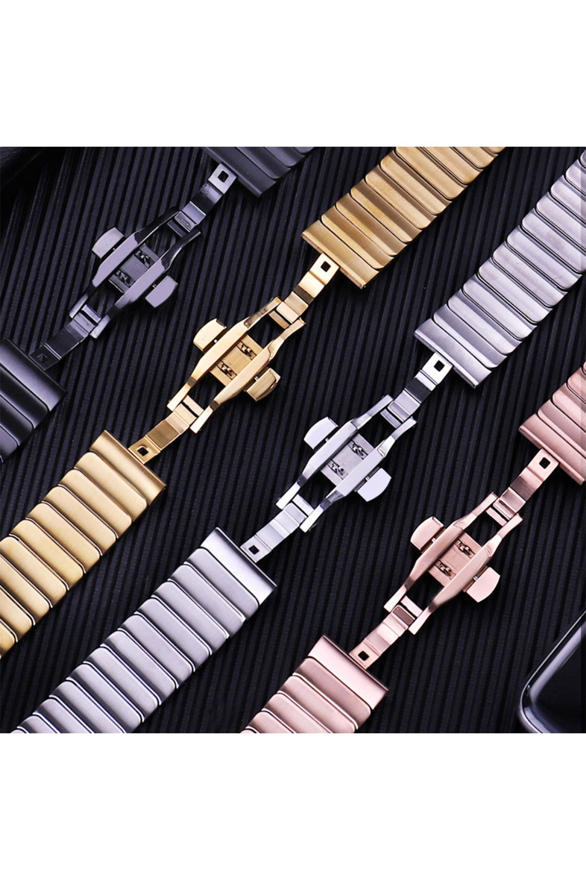 Newface Apple Watch 40mm Ayarlı Solo Silikon Kordon - Haki Yeşil