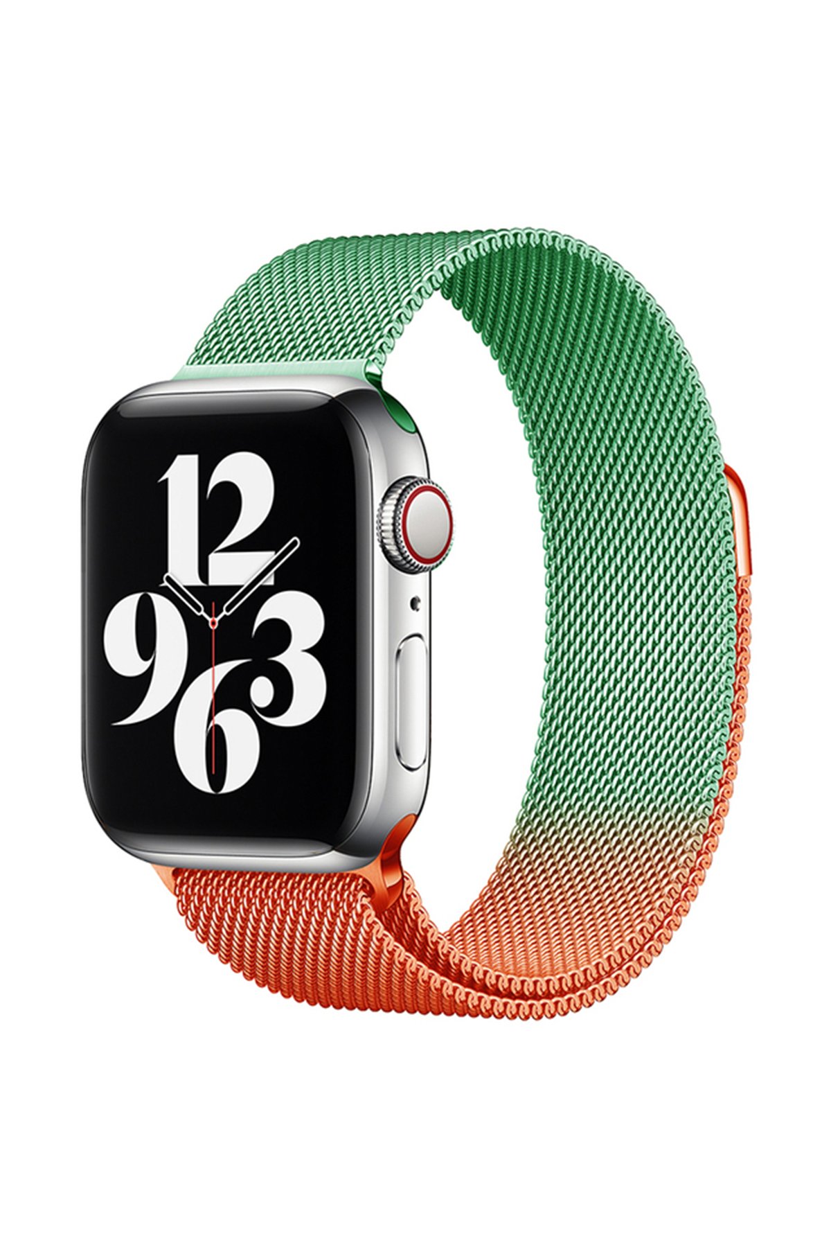 Newface Apple Watch 40mm KR412 Elegance Stylısh Kordon - Kırmızı