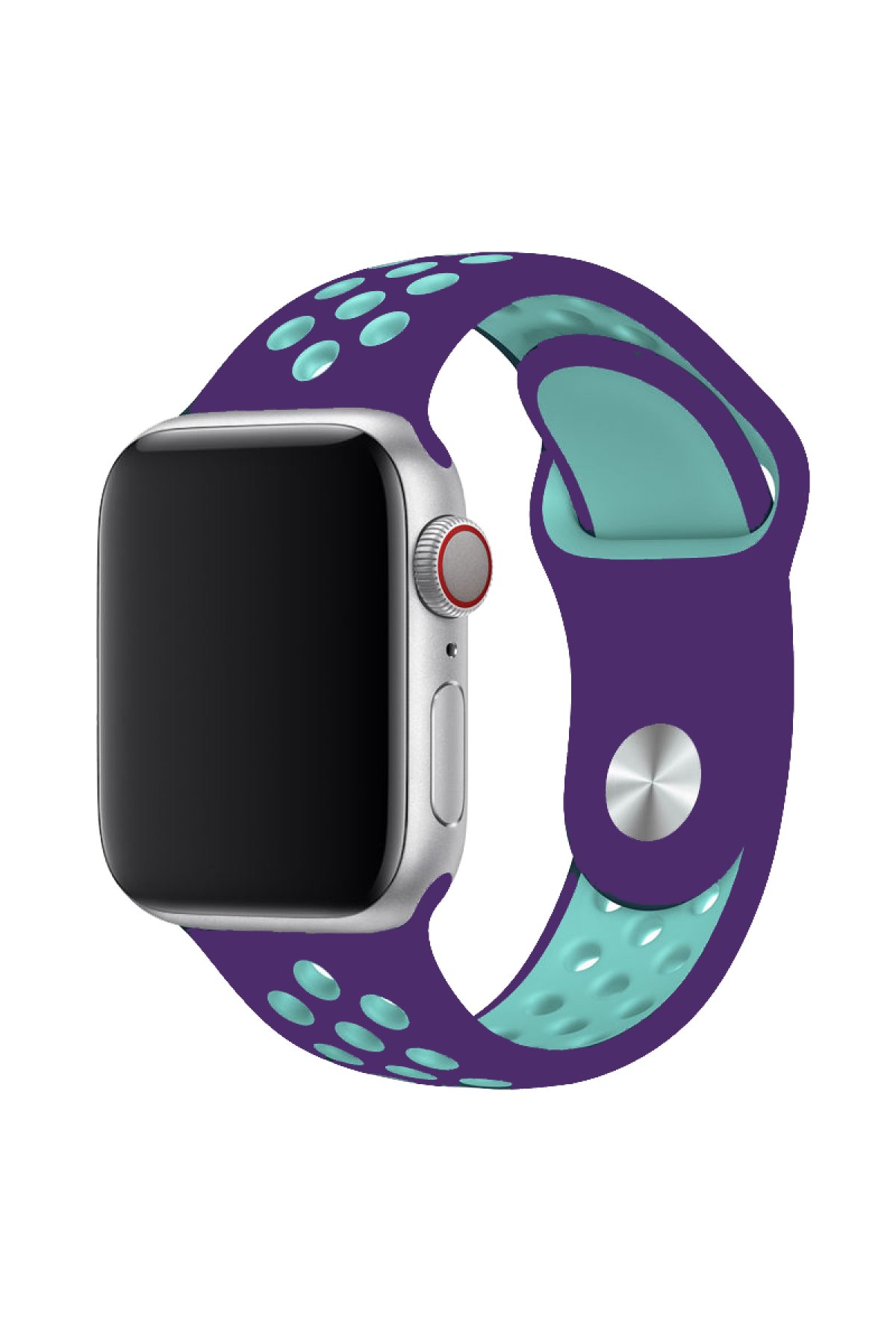 Newface Apple Watch 38mm Star Kordon - Benekli Koyu Yeşil