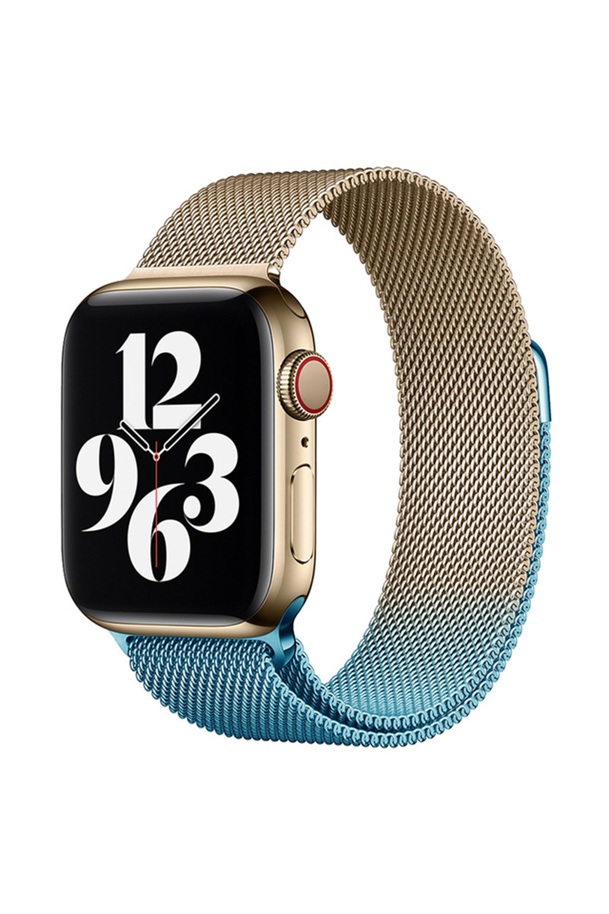 Newface Apple Watch 41mm Star Kordon - Turkuaz-Yeşil