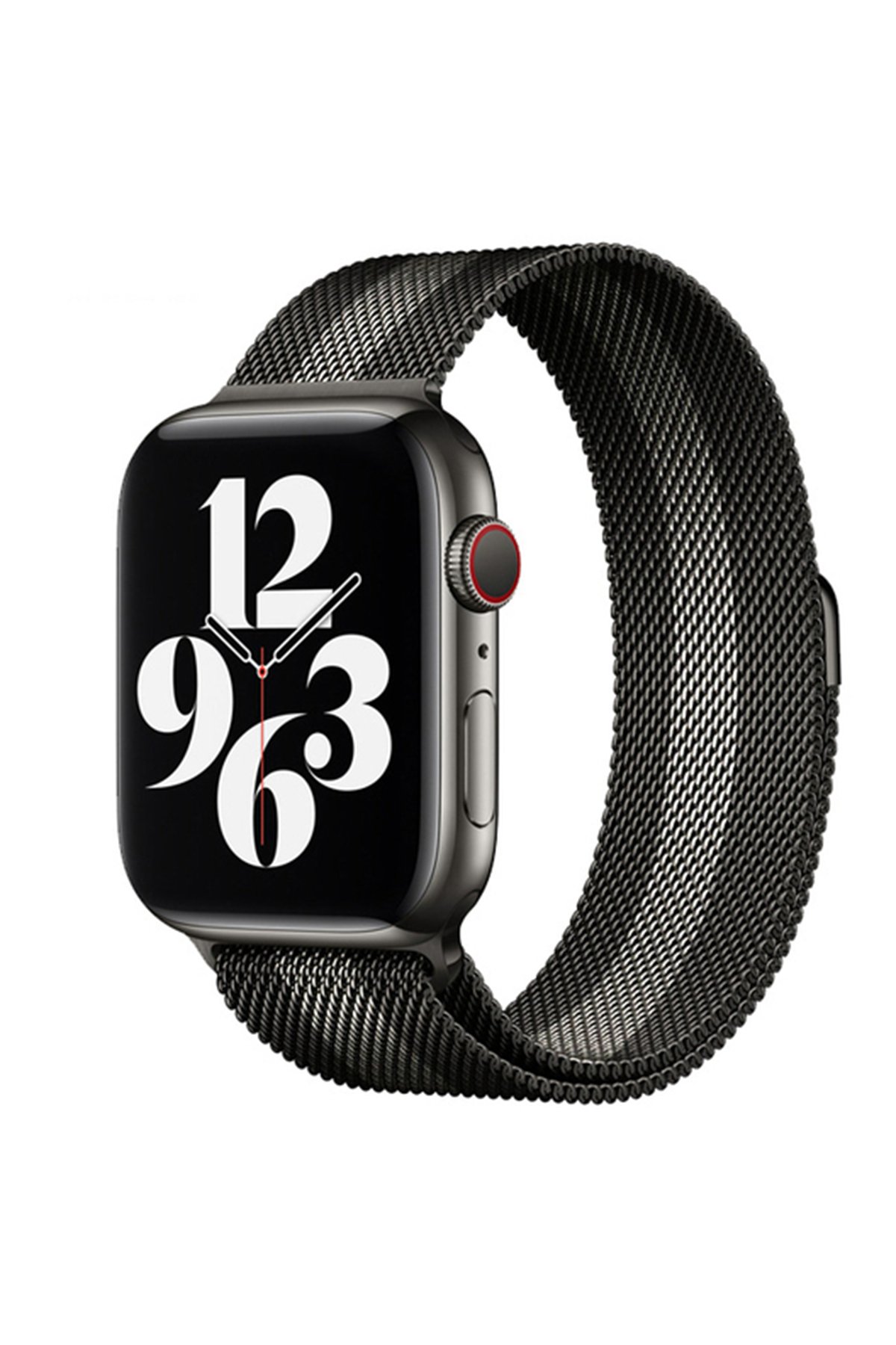 Newface Apple Watch 41mm Spor Delikli Kordon - Mavi-Siyah