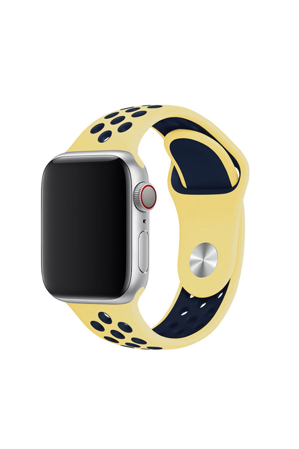 Newface Apple Watch 41mm KR415 Luaz Deri Kordon - Turuncu