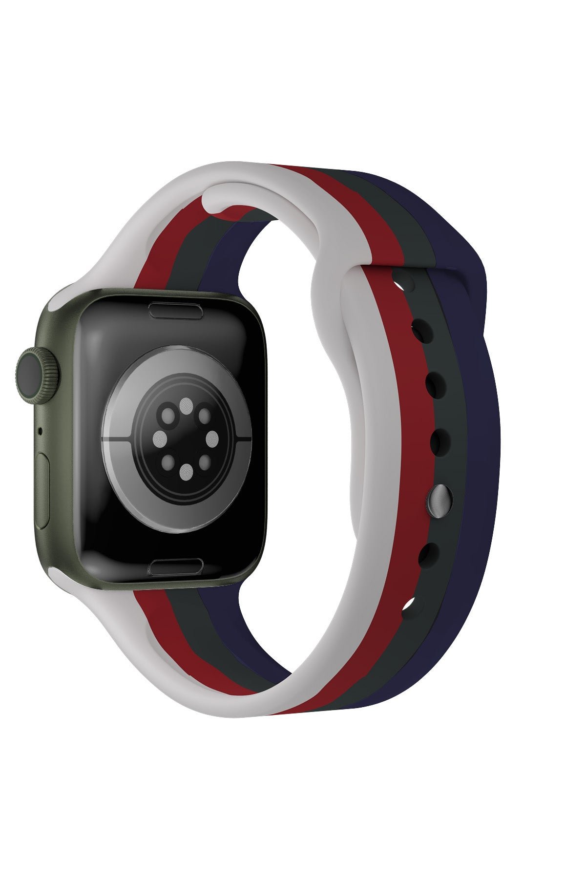 Newface Apple Watch 42mm Mountain Kordon - Siyah-Yeşil