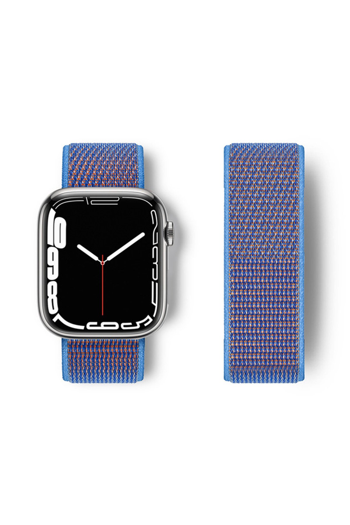 Newface Apple Watch 45mm KR414 Daks Deri Kordon - Siyah
