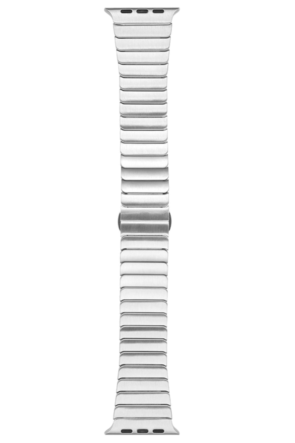 Newface Apple Watch 42mm Creeper Desenli Kordon - Siyah