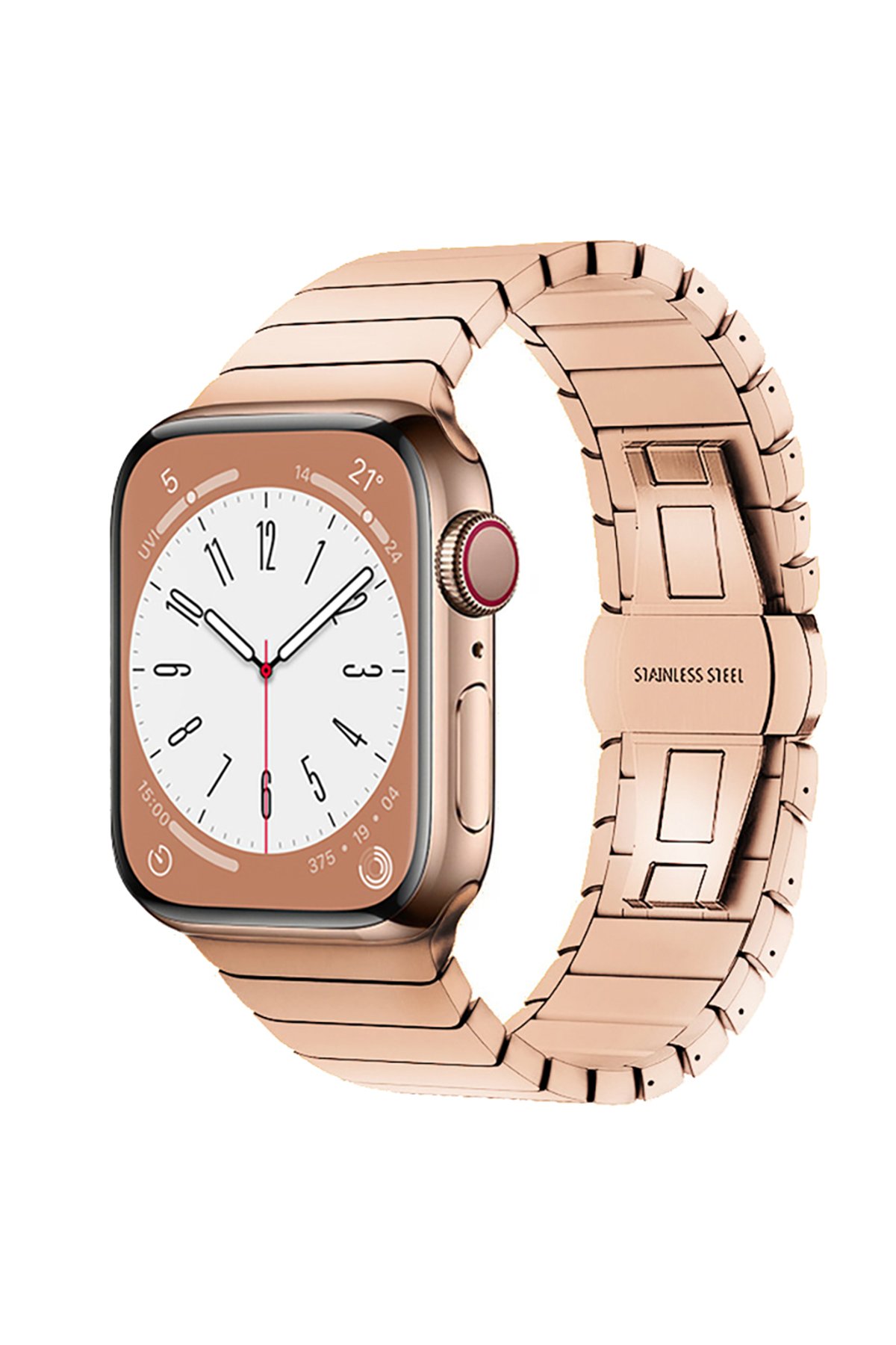 Newface Apple Watch 42mm KR411 Tailored Strap Kordon - Lacivert