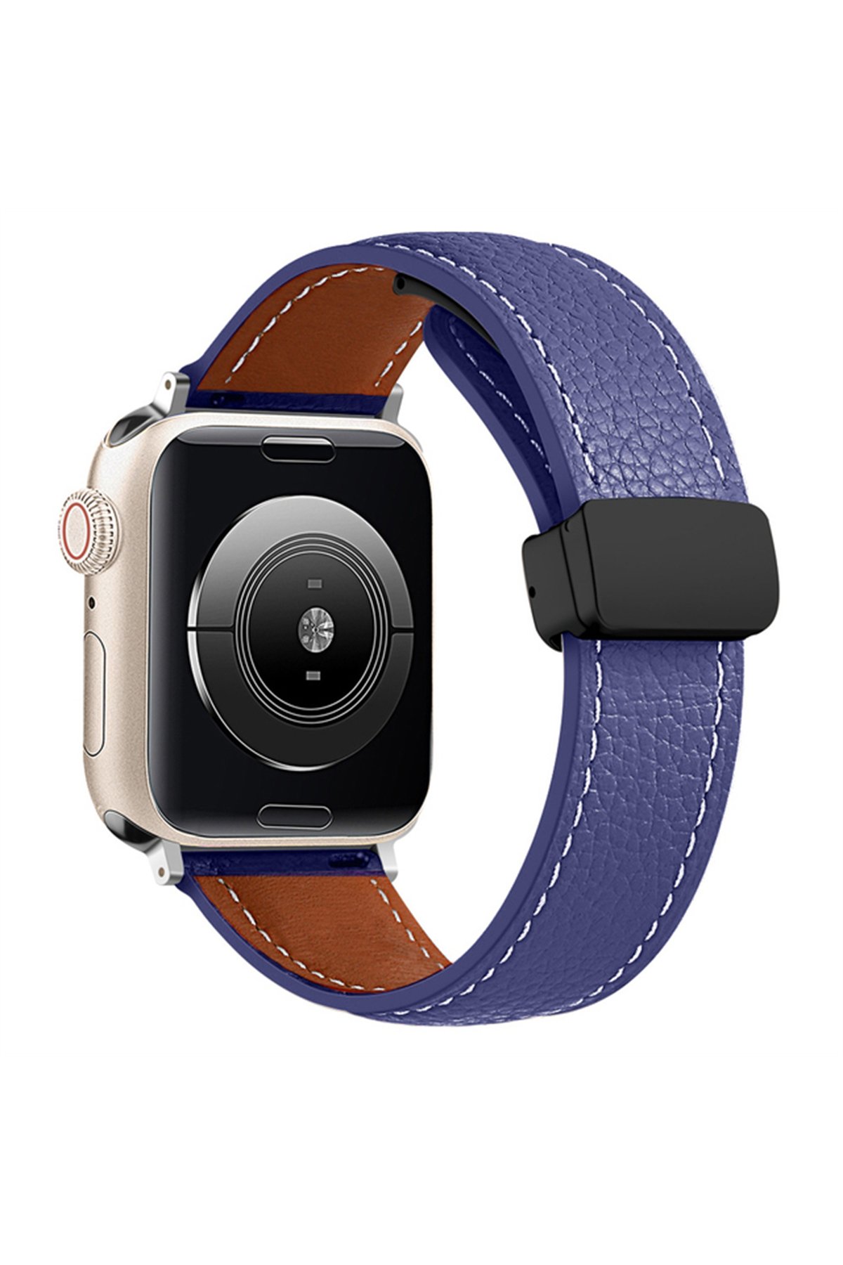 Newface Apple Watch 42mm Live Taşlı Kordon - Siyah