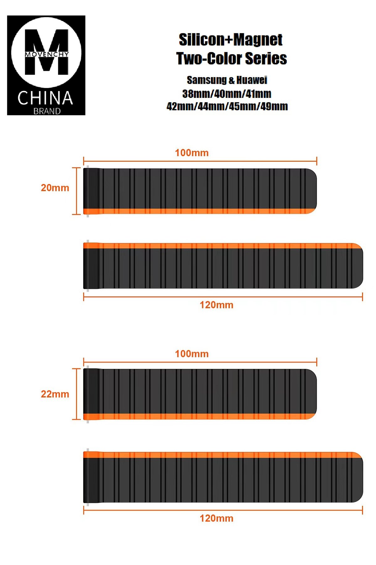 Movenchy Watch 42mm Buff Deri Kordon - Siyah