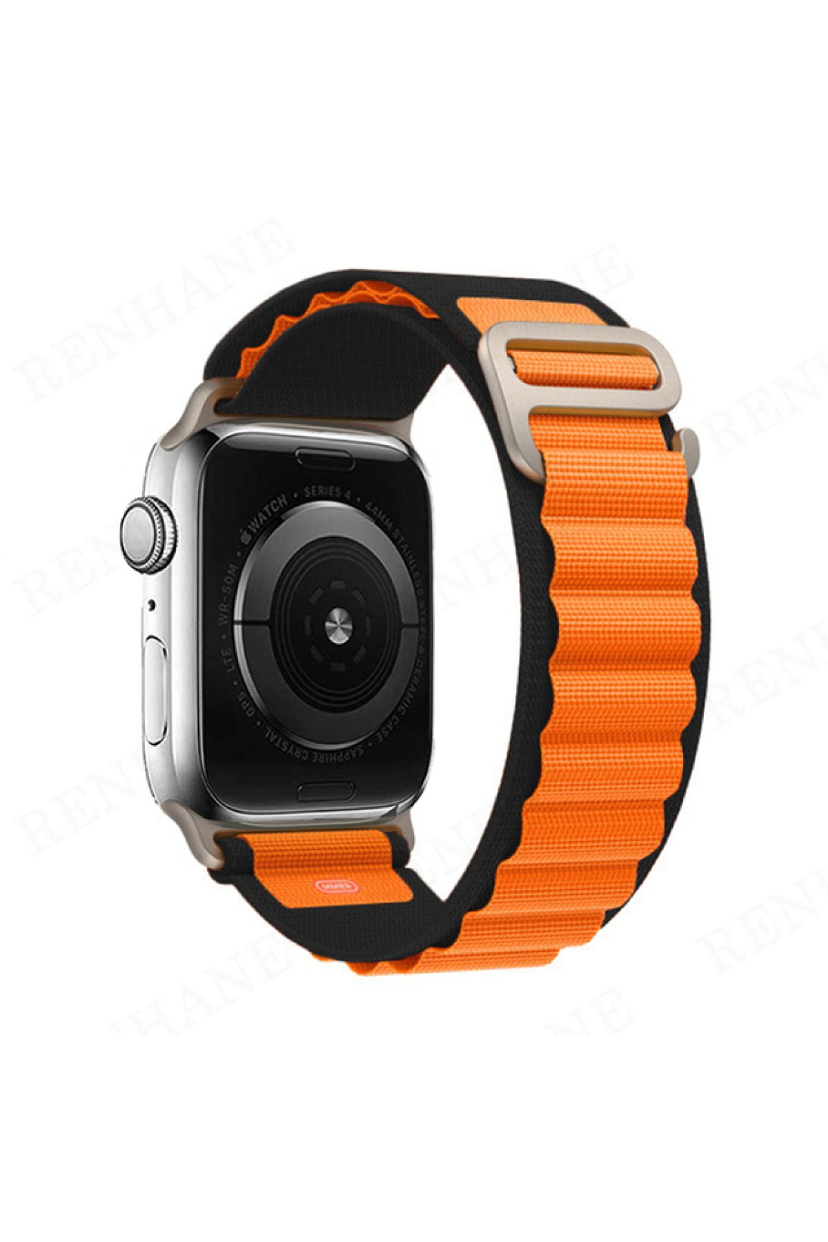Newface Apple Watch 42mm KR414 Daks Deri Kordon - Beyaz