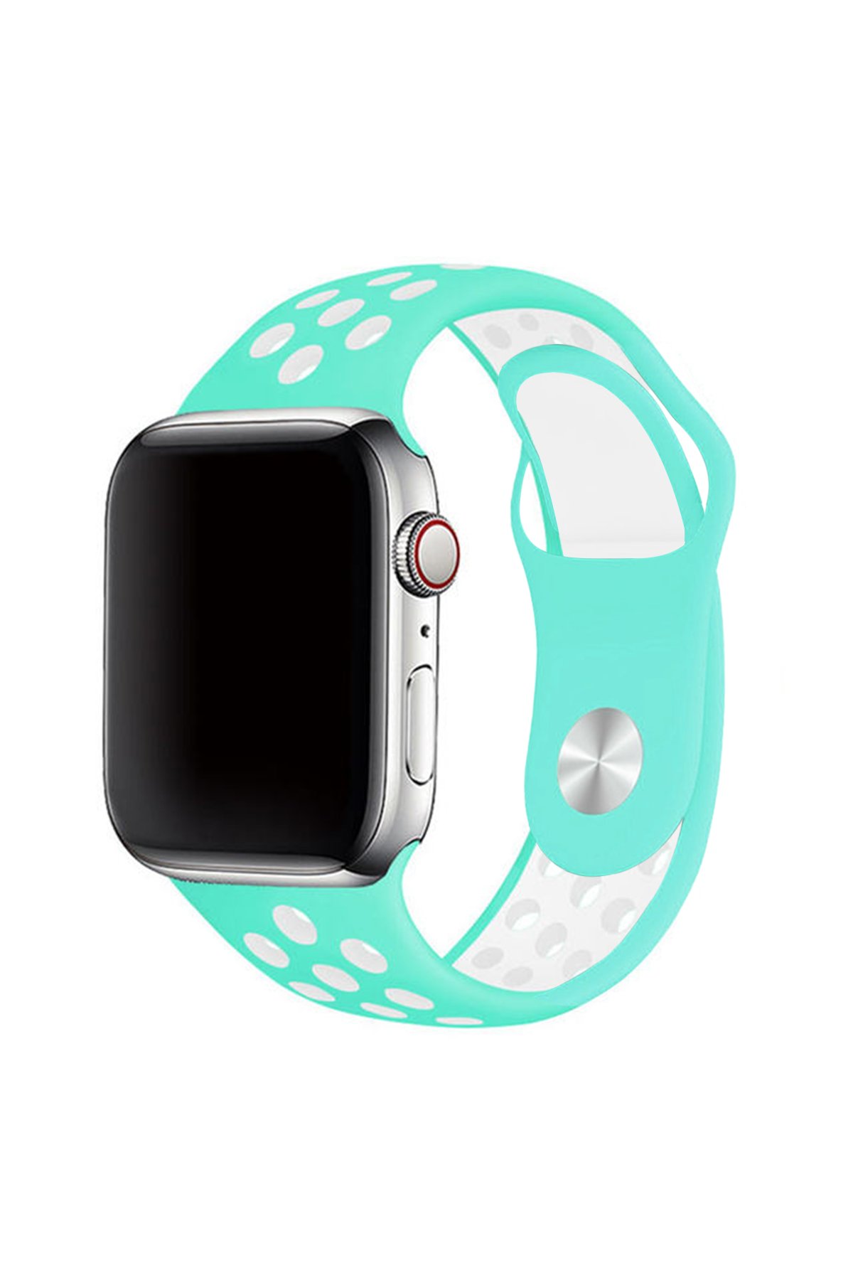 Newface Apple Watch 44mm KR407 Kamuflaj Silikon Kordon - Desen 2