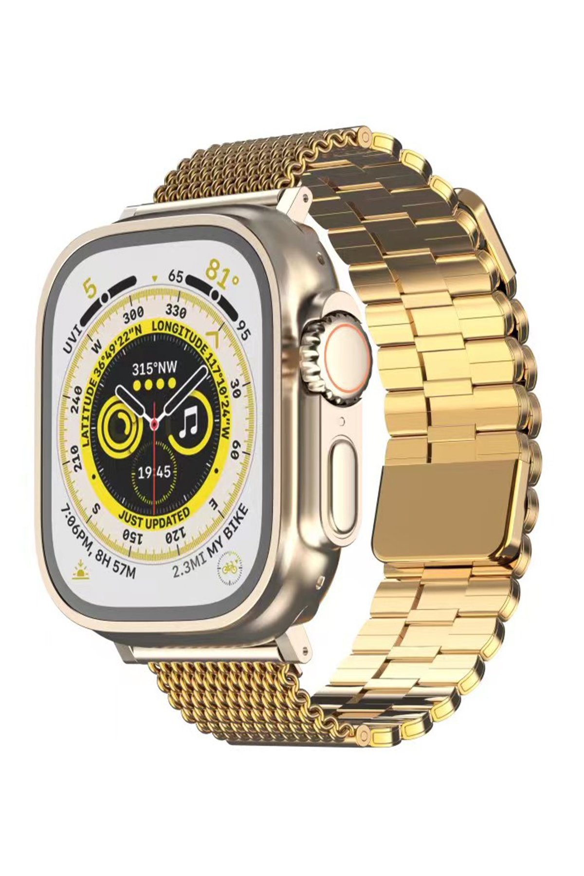 Newface Apple Watch 44mm Metal Mıknatıslı Kordon - Bakır