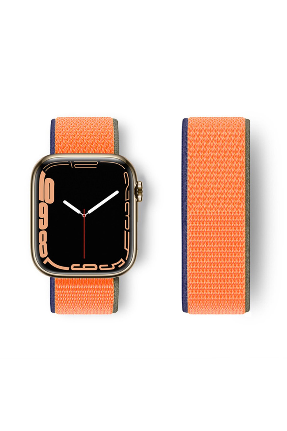 Newface Apple Watch 44mm KR407 Kamuflaj Silikon Kordon - Desen 6