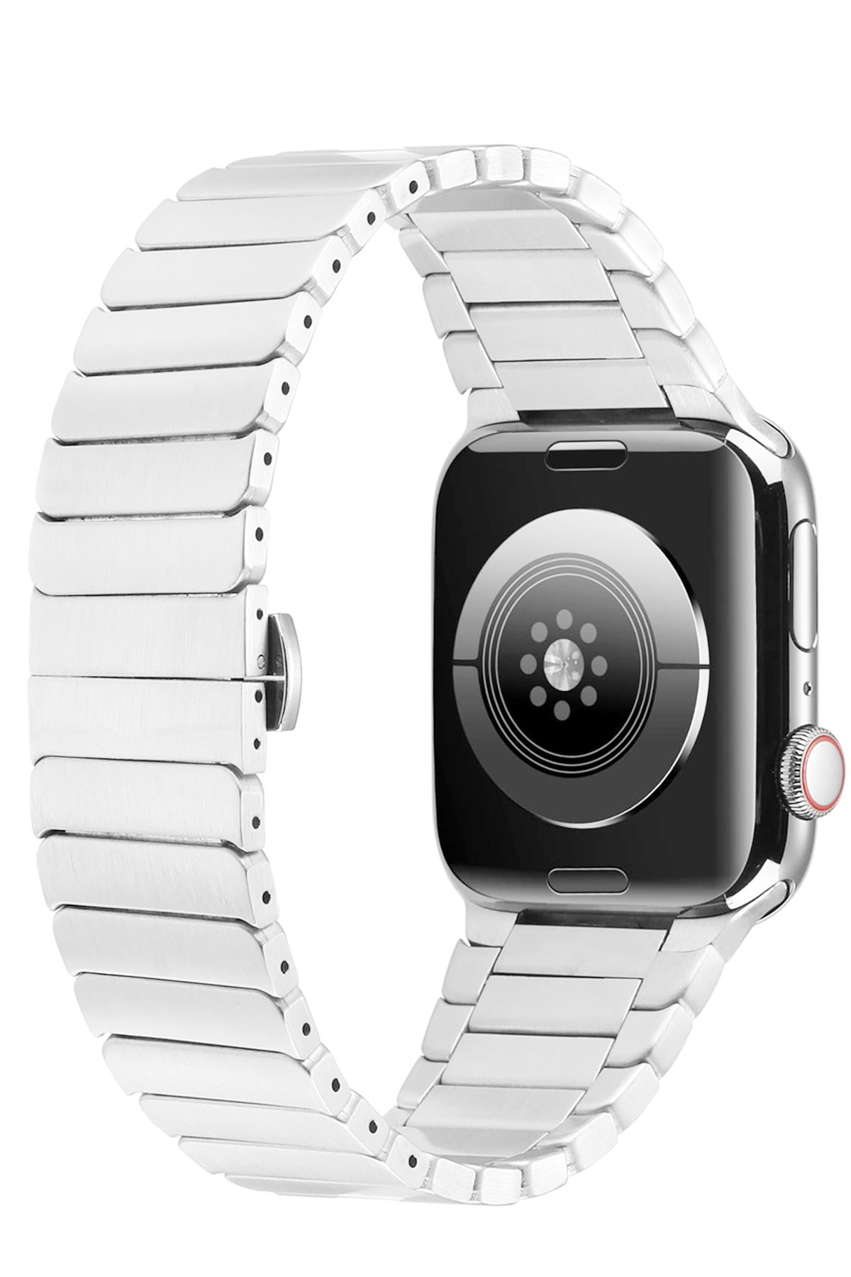 Newface Apple Watch 44mm KR409 Metal Kordon - Siyah