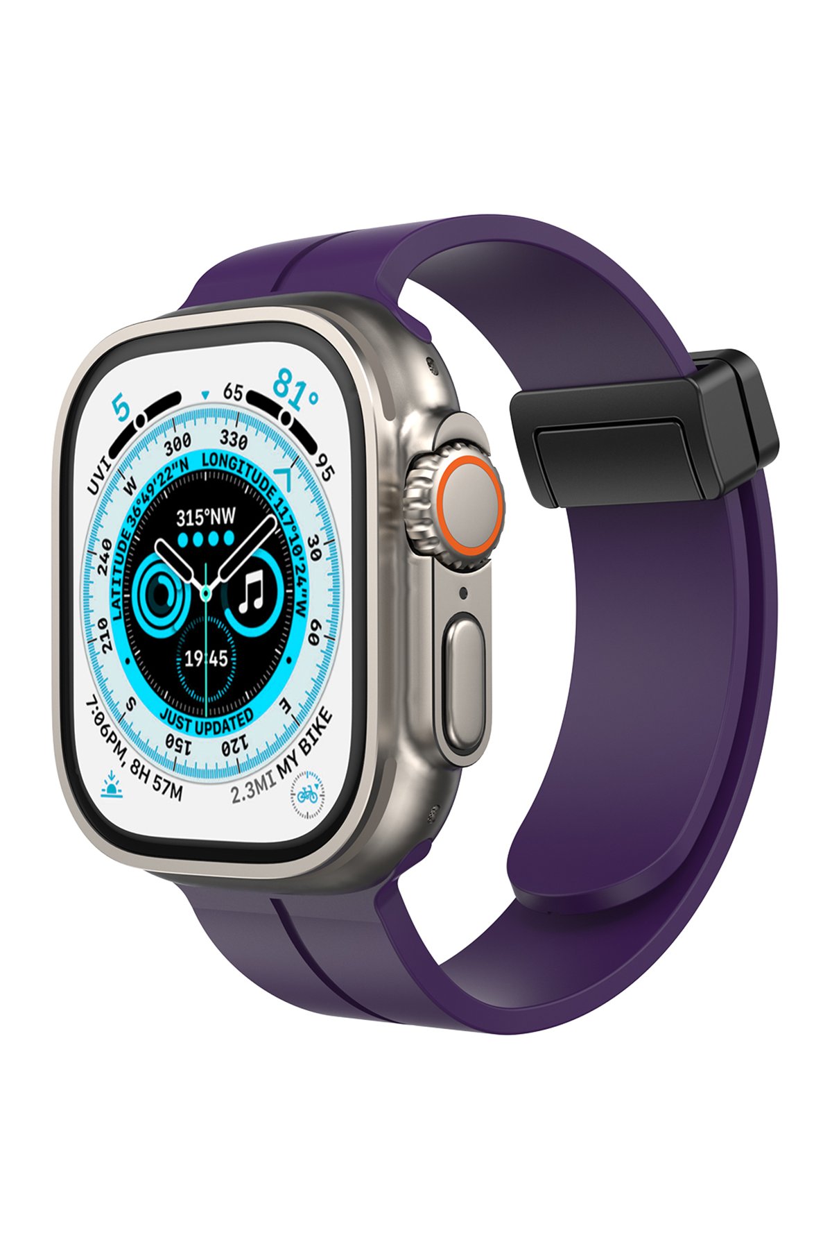 Newface Apple Watch 44mm Star Kordon - Turkuaz-Yeşil