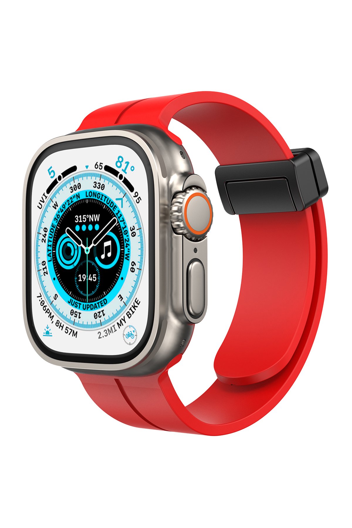 Newface Apple Watch 44mm Klasik Kordon - Mürdüm