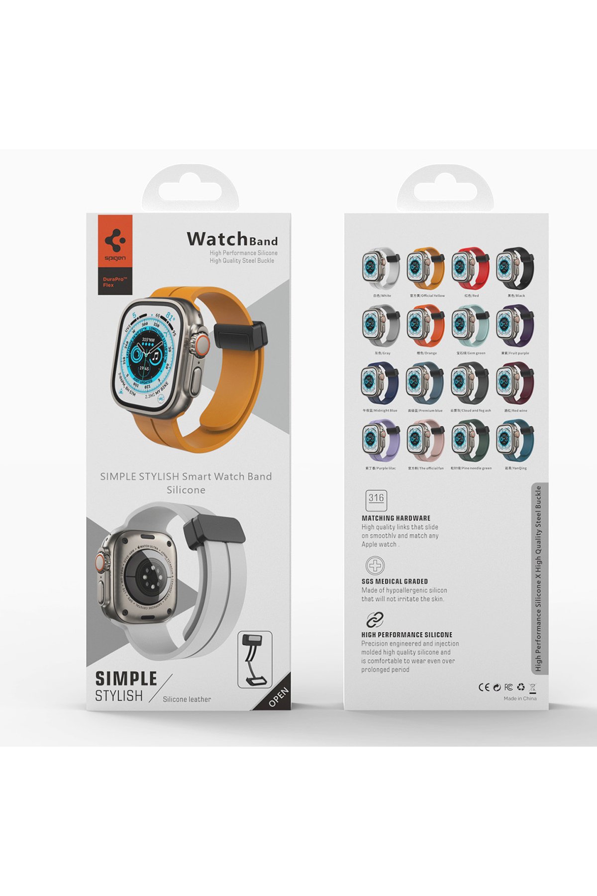 Newface Apple Watch 44mm Klasik Kordon - Mürdüm