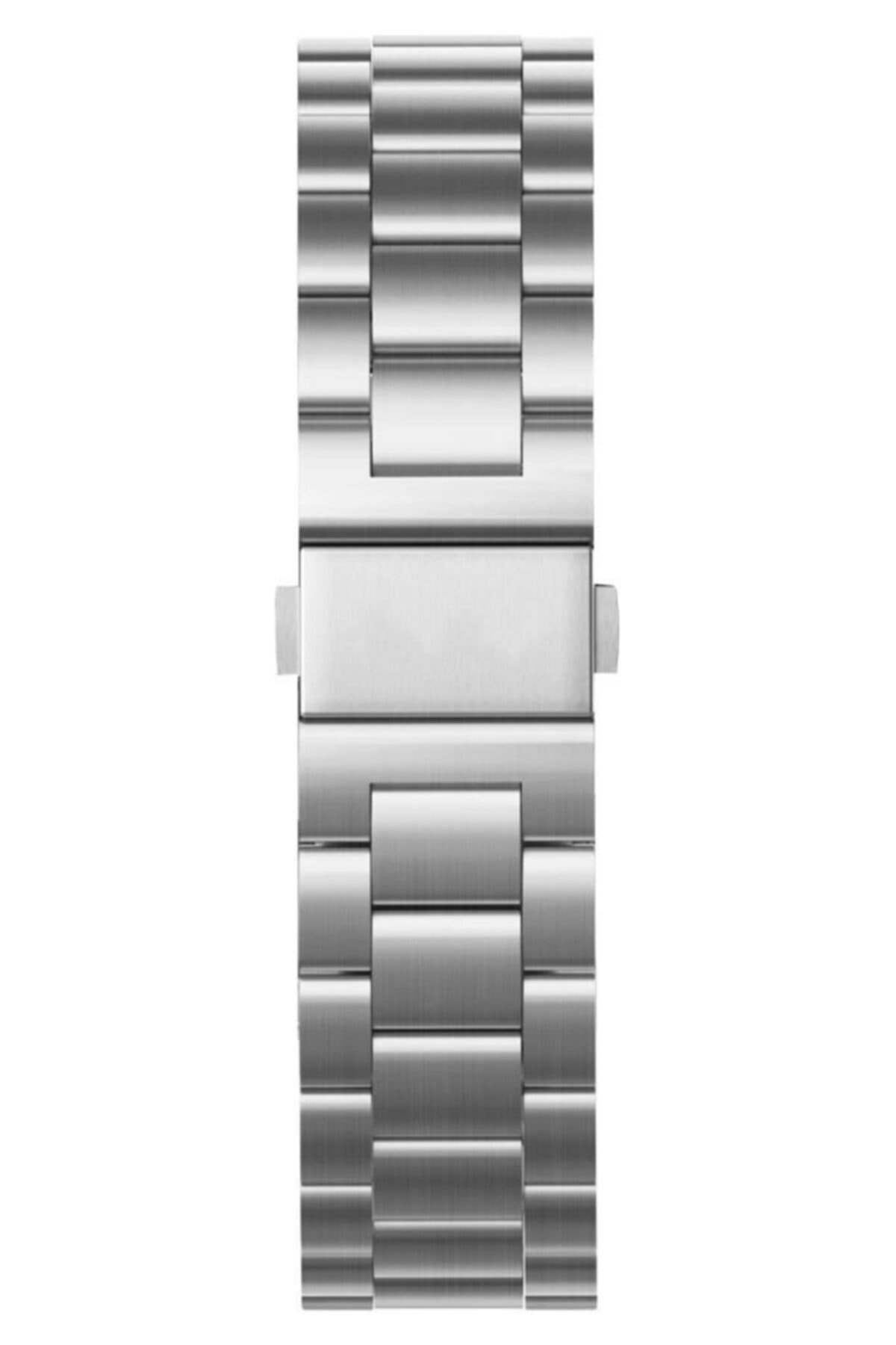 Newface Apple Watch 44mm Metal Petek Kasalı Kordon - Gümüş