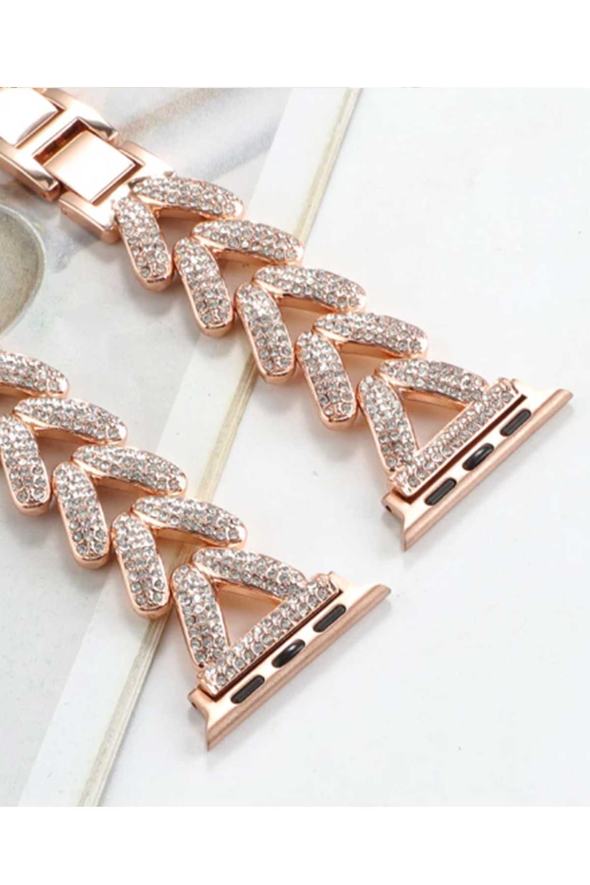 Newface Apple Watch 44mm Mountain Kordon - Turuncu