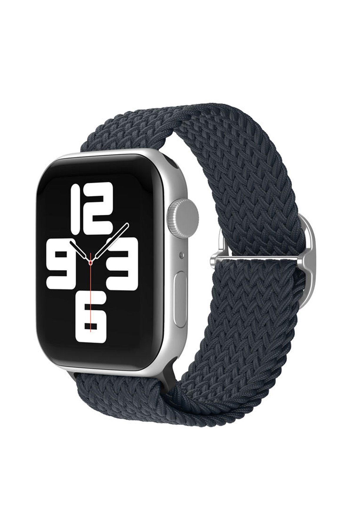 Newface Apple Watch 44mm Karo Motif Kordon - Mavi
