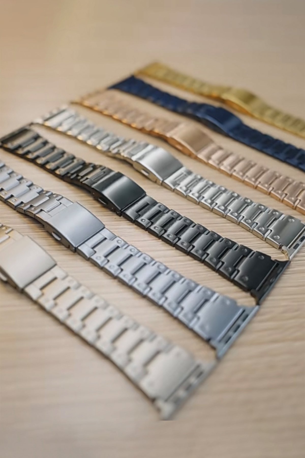 Newface Apple Watch 45mm Star Kordon - Benekli Mavi