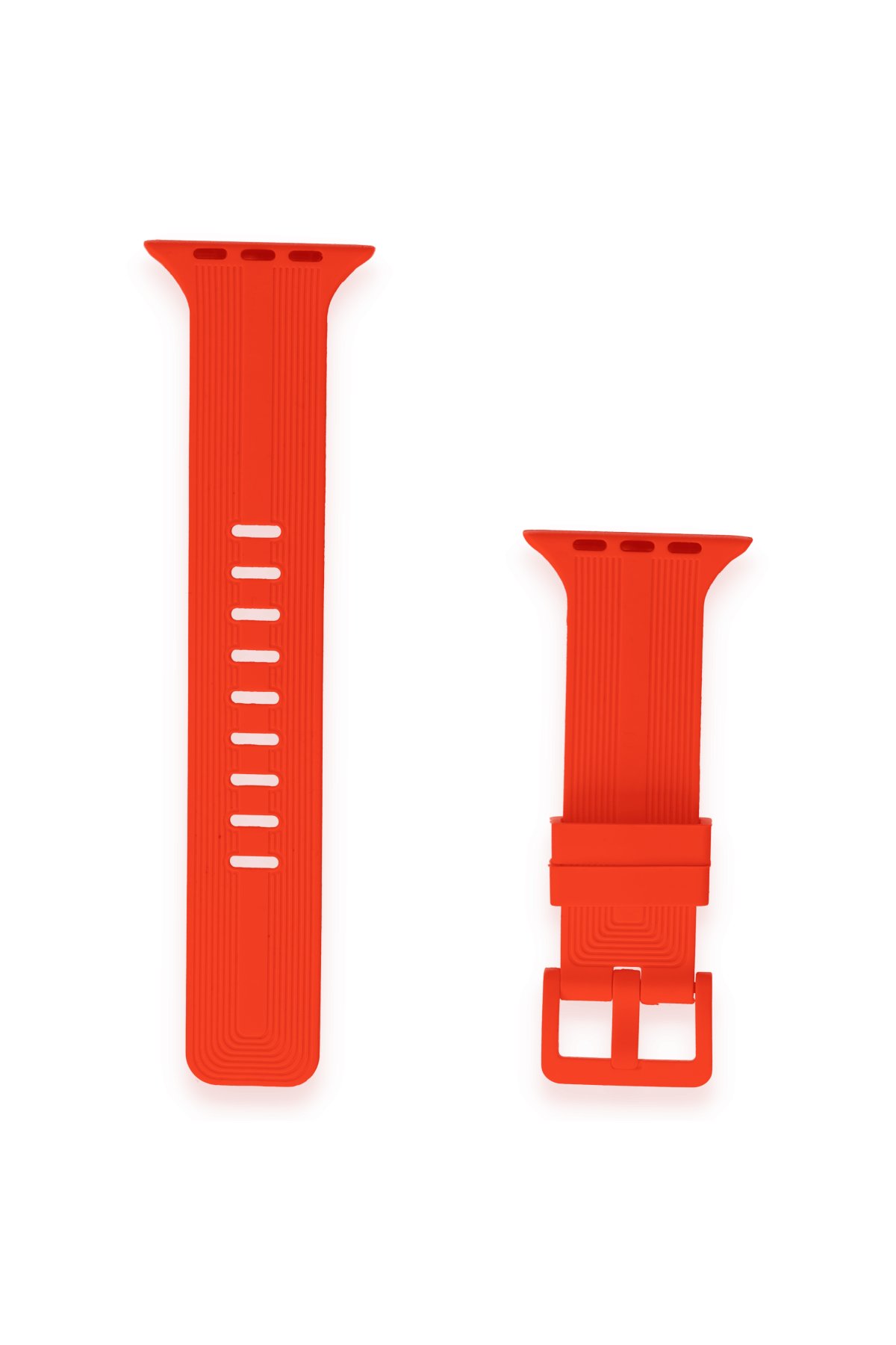 Newface Apple Watch 45mm Karo Motif Kordon - Pembe