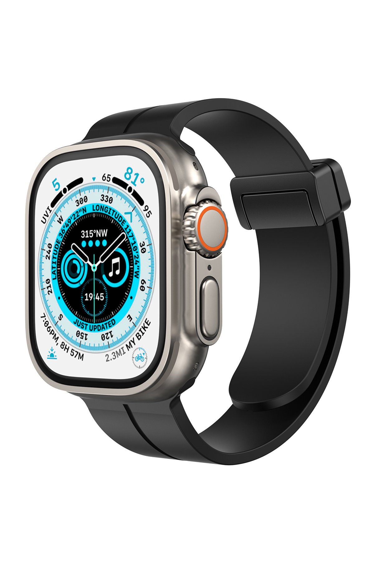 Newface Apple Watch 45mm Ocean Kordon - Krem