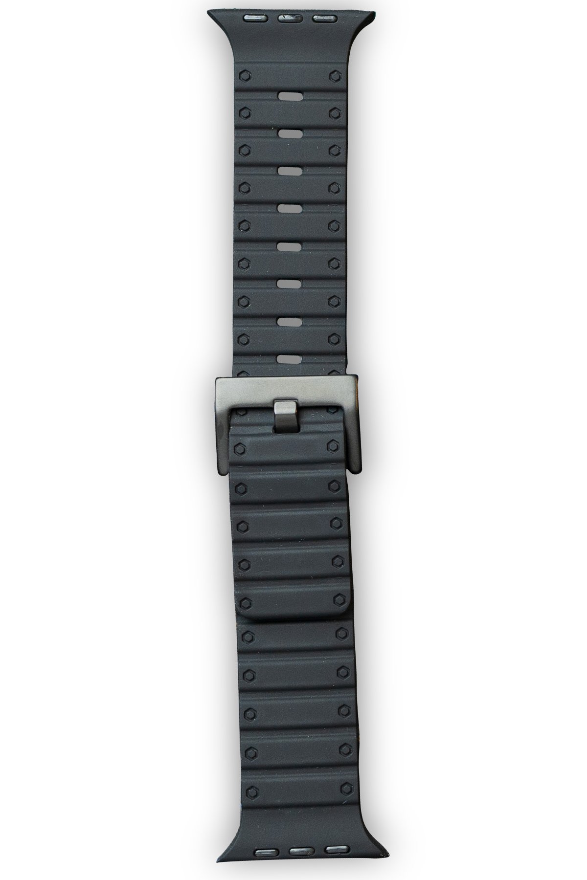Newface Apple Watch 45mm NL17 Deri Kordon - Mürdüm